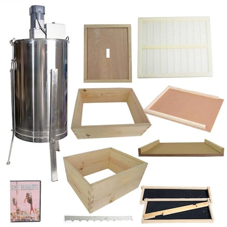 Good Land Bee Supply Beekeeping Complete 4 Tier Beehive Kit GL-2BK2SK-QEX/ER